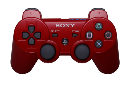 OEM Sony PS3 Dualshock 3 Wireless Controller Dark Red