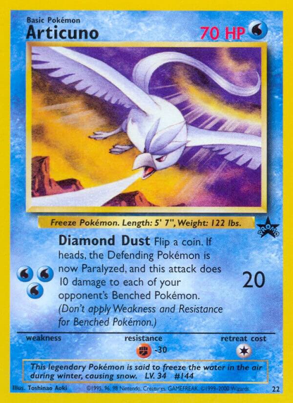 Articuno 22 WOTC Pokémon Promos