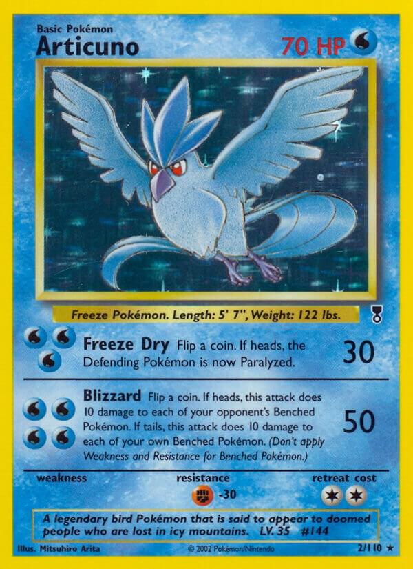 Articuno 2/110 Holo Legendary Collection Pokémon Raw