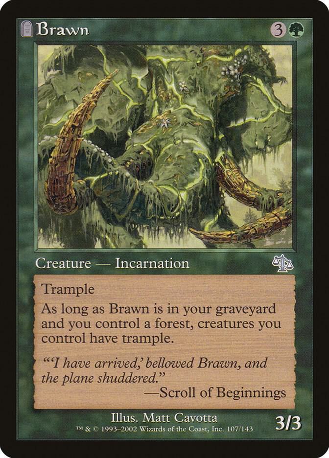 Brawn 107/350 Magic The Gathering Judgment Raw