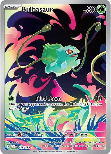 Bulbasaur 133/132 Pokémon Mega Evolution Raw