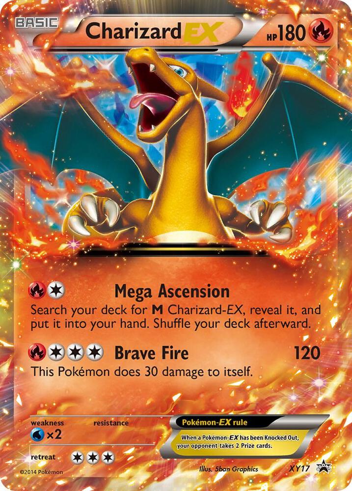 Charizard EX XY17 Pokémon XY Promos Raw