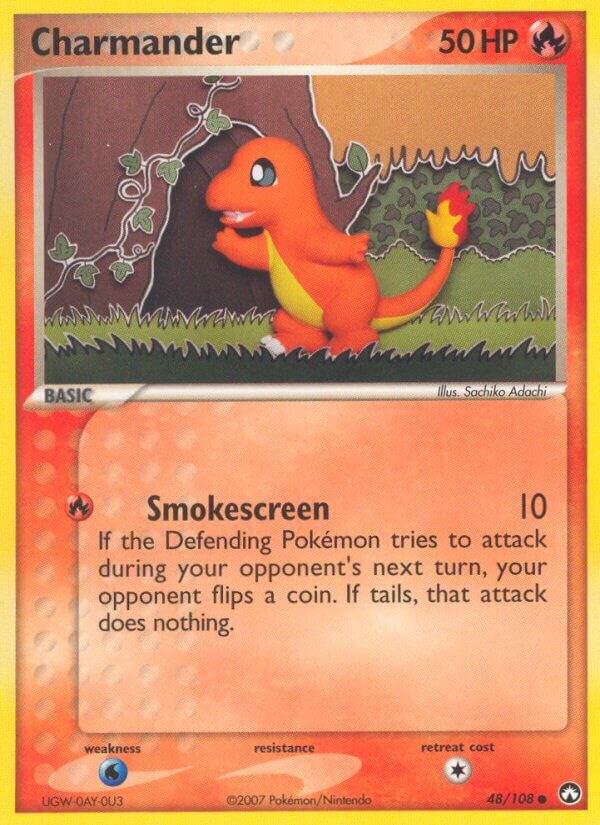 Charmander 48/108 Pokémon EX Power Keepers Raw