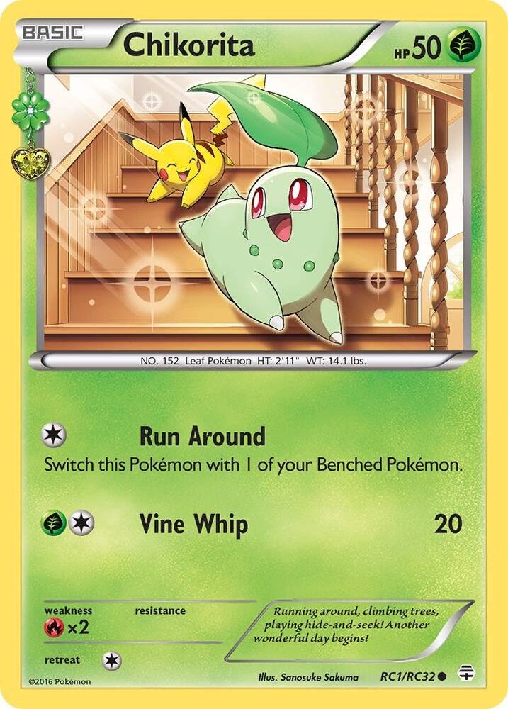 Chikorita RC1/RC32 Pokémon Generations: Radiant Collection