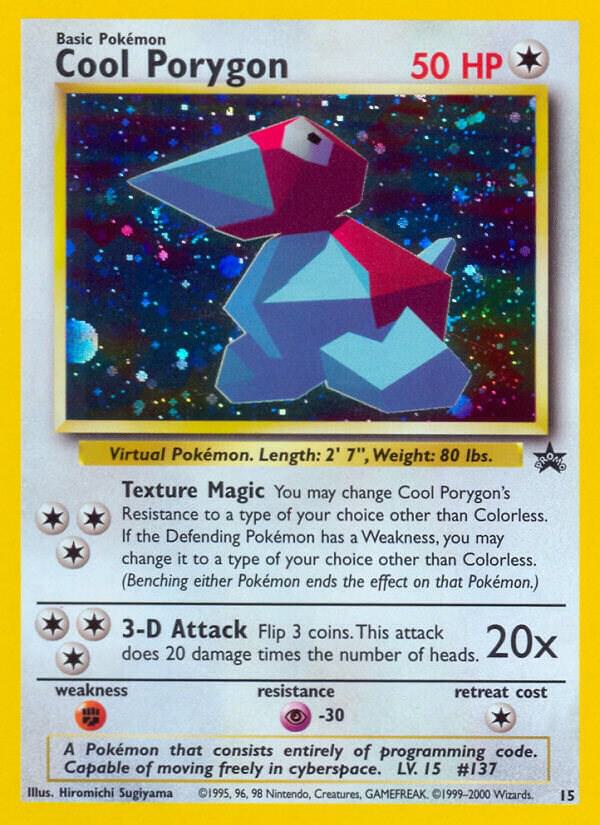 Cool Porygon 15 Pokémon WOTC Promos Raw