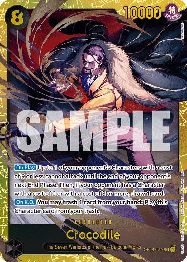 Crocodile SEC OP14-120 The Azure Sea's Seven One Piece Raw