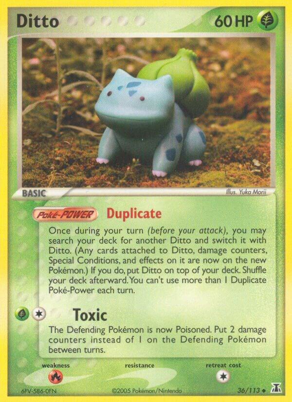 Ditto 36/113 Pokémon EX Delta Species Raw