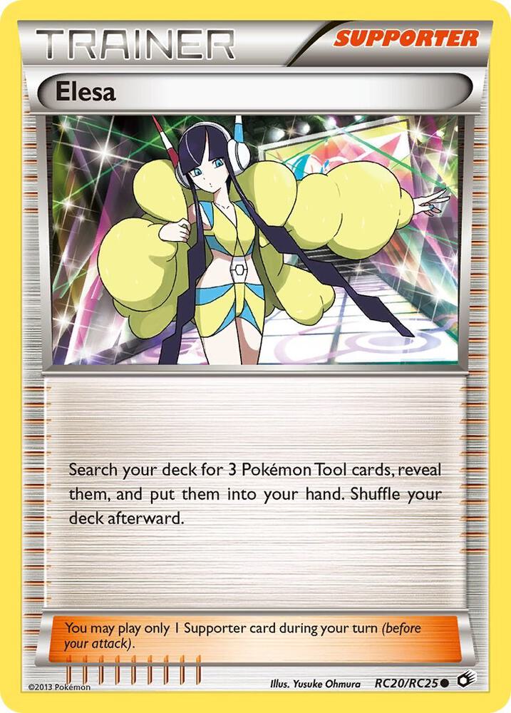 Elesa RC20/RC25 Pokémon Legendary Treasures: Radiant Collection Raw