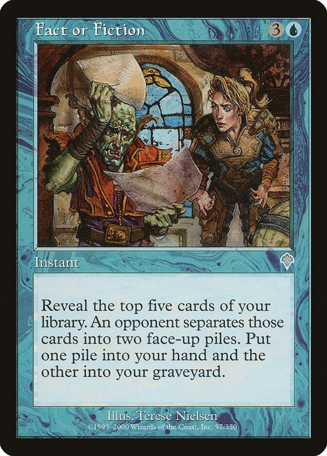 Fact or Fiction 57/350 Magic The Gathering Invasion Raw