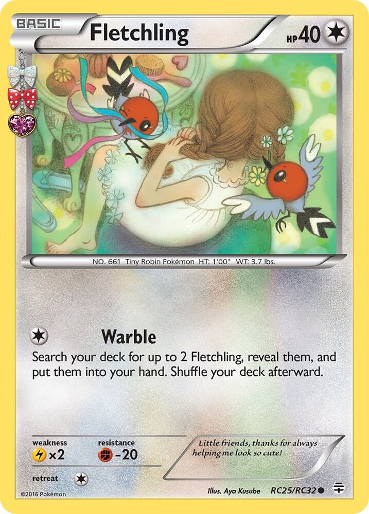 Fletchling RC25/RC32 Pokémon Generations: Radiant Collection