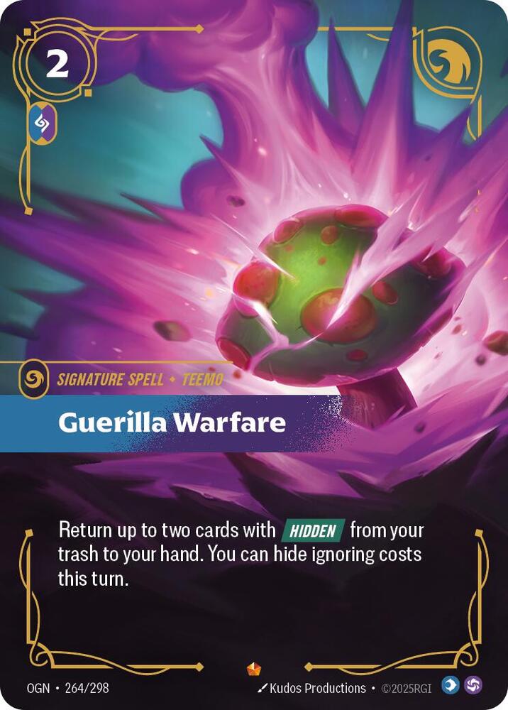 Guerilla Warfare 264/298 Foil League of Legends Riftbound Origins Raw