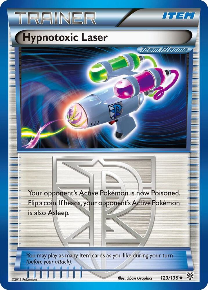Hypnotoxic Laser (Team Plasma) 123/135 Pokémon Plasma Storm Raw