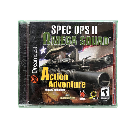 Spec Ops II Omega Squad Black Label Sega Dreamcast Complete in Box