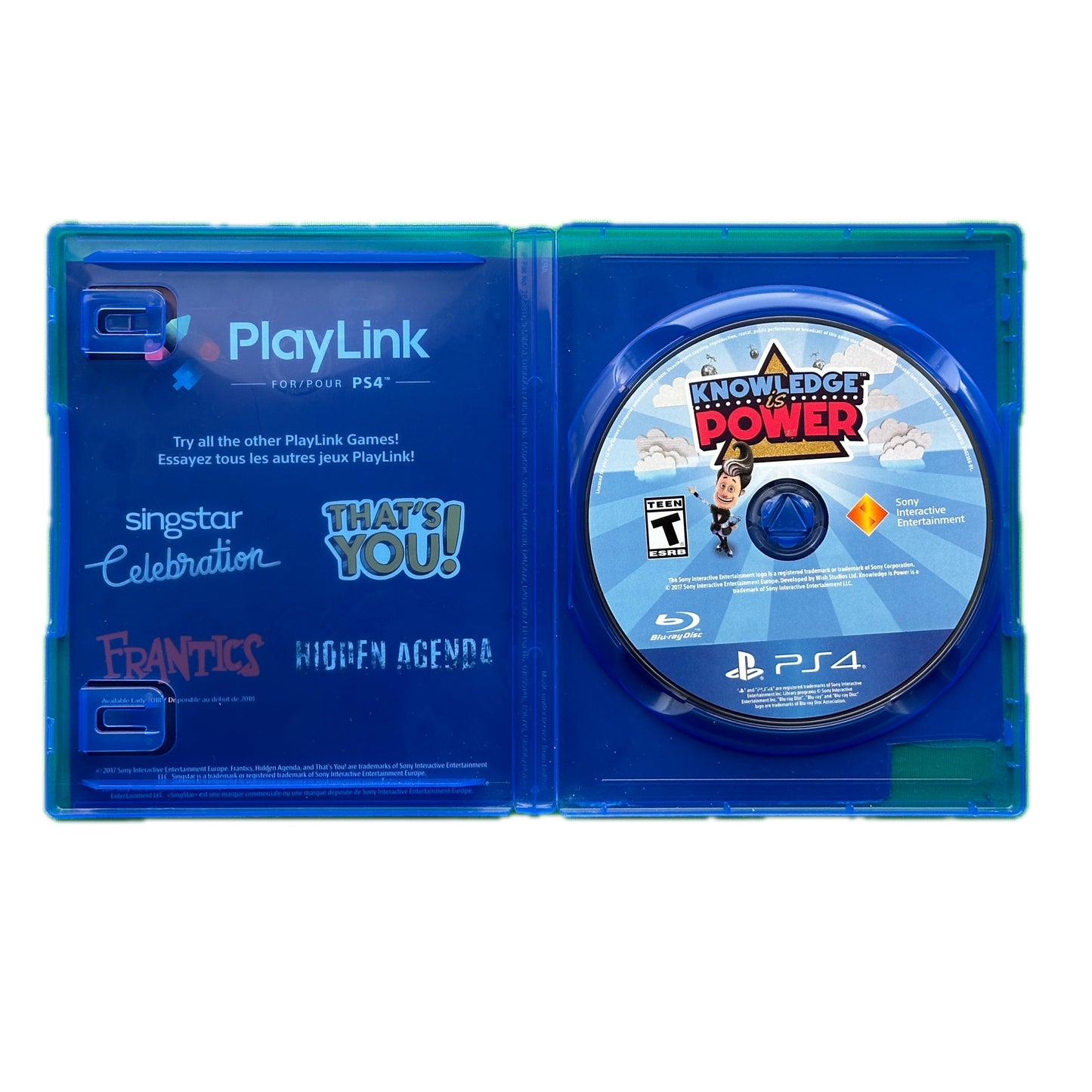 Knowledge is Power Sony PS4 Playstation 4 Complete in Box