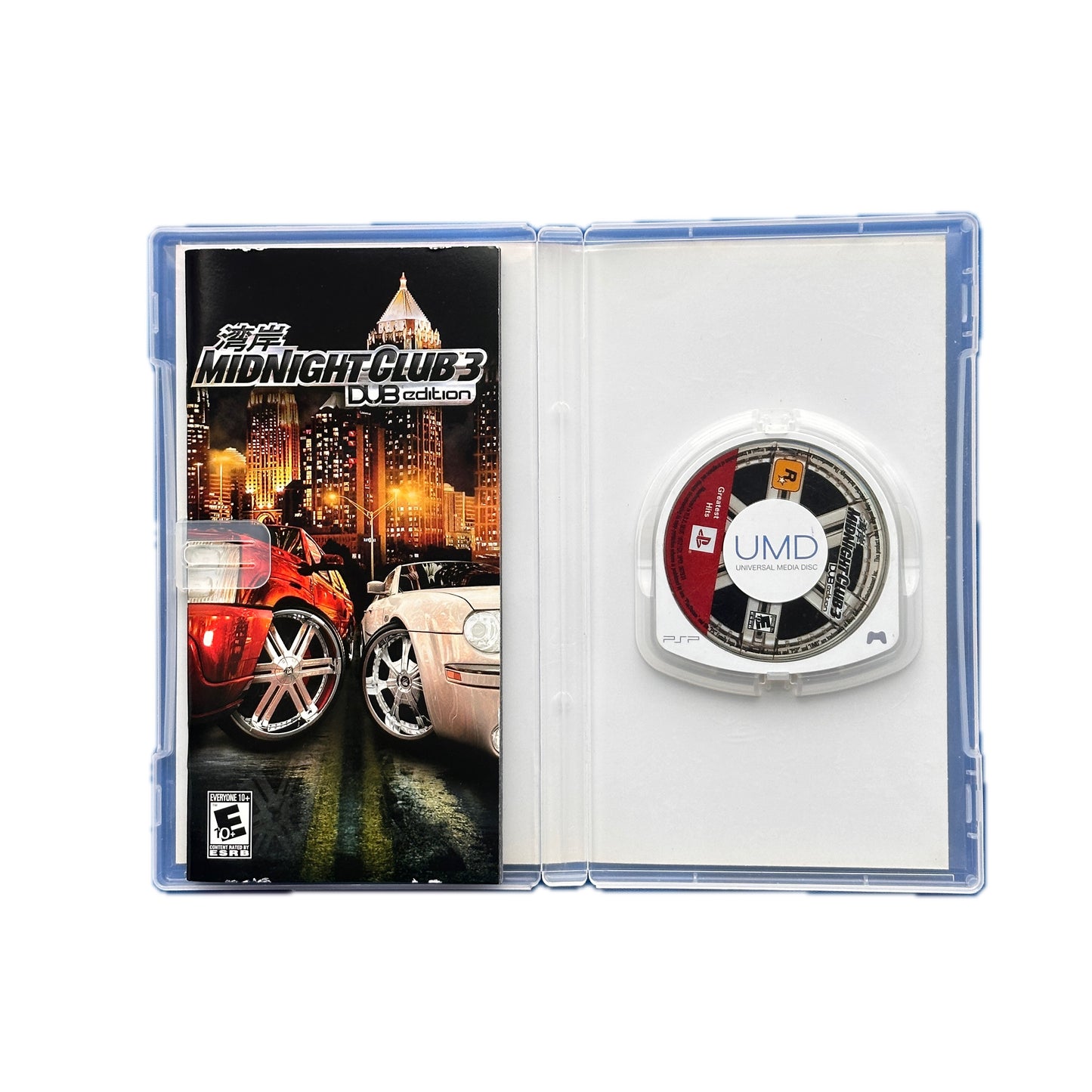 Midnight Club 3 Dub Edition Greatest Hits Sony PSP Complete in Box