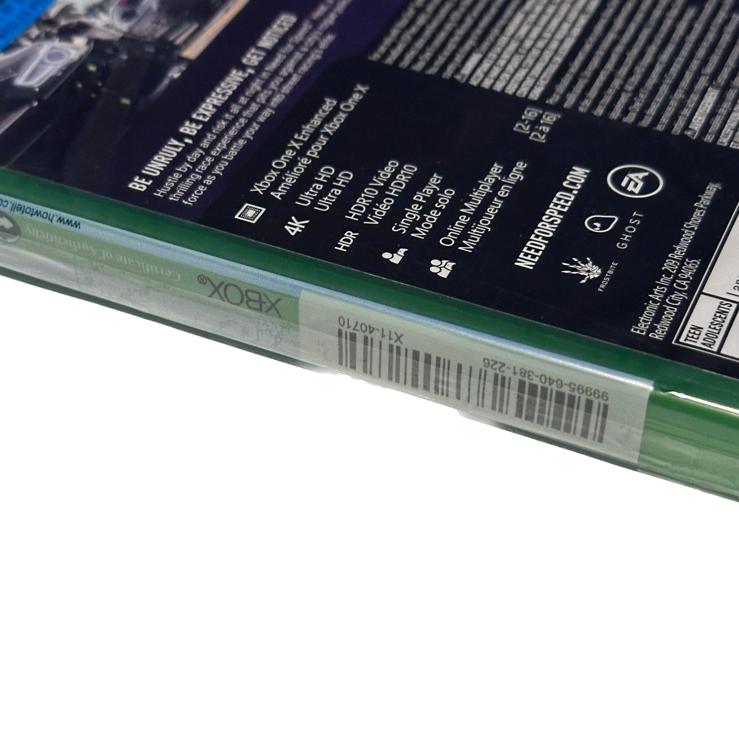 NFS Heat Xbox One Factory Sealed