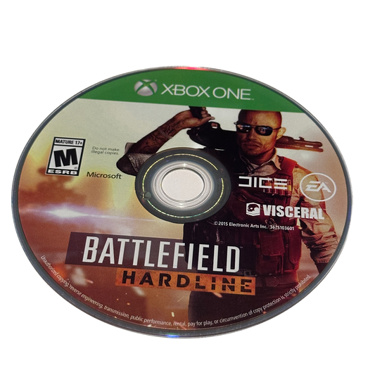 Battlefield Hardline Xbox One Loose Disc