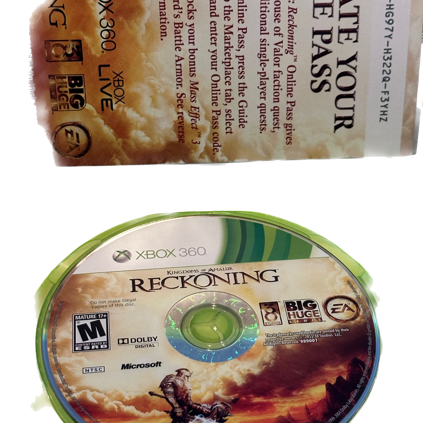 Kingdom of Alamur The Reckoning Xbox 360 Complete in Box