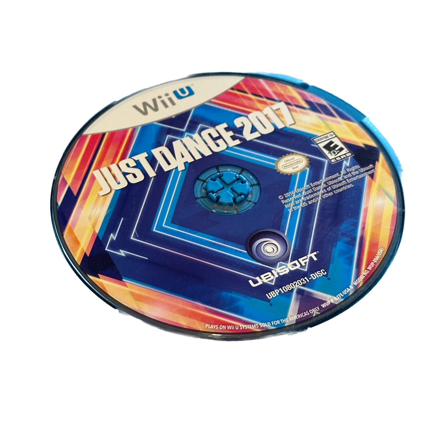 Just Dance 2017 Nintendo Wii U Loose Disc Only