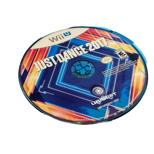 Just Dance 2017 Nintendo Wii U Loose Disc Only