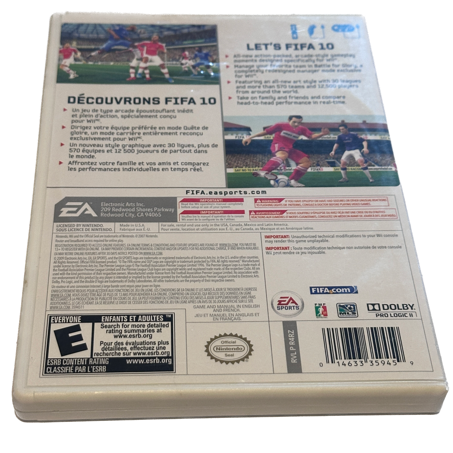 FIFA Soccer 10 Nintendo Wii Complete in Box