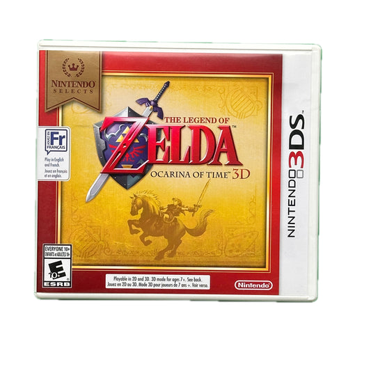 The Legend of Zelda Ocarina of Time 3D Nintendo Selects Nintendo 3DS Complete in Box