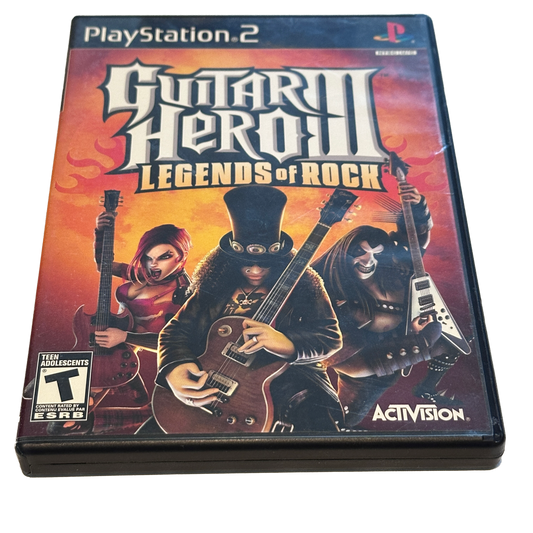 Guitar Hero III Legends of RockSony PS2 Playstation 2 Complete in Box