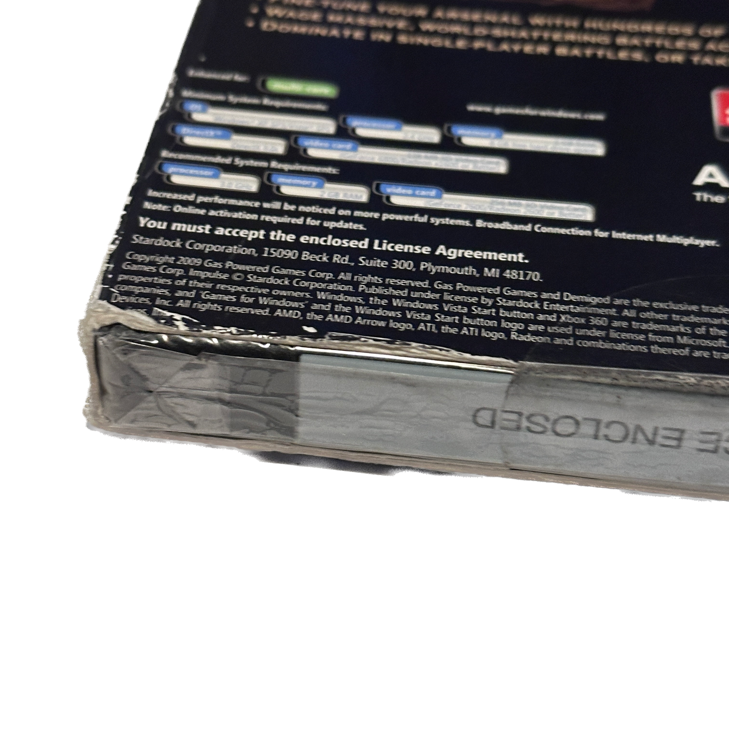 Demigod PC Game Factory Sealed