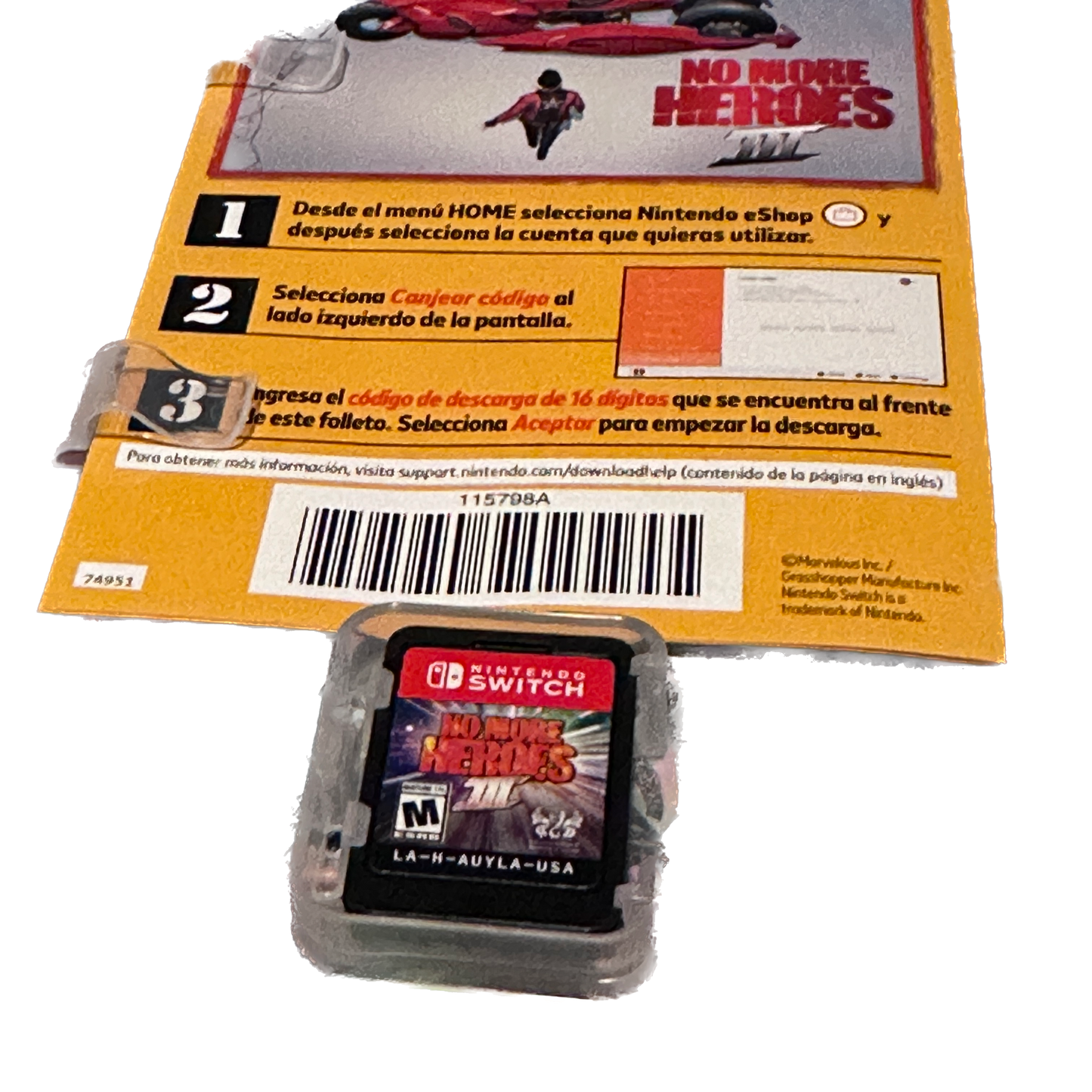 No More Heroes III Nintendo Switch Complete in Box