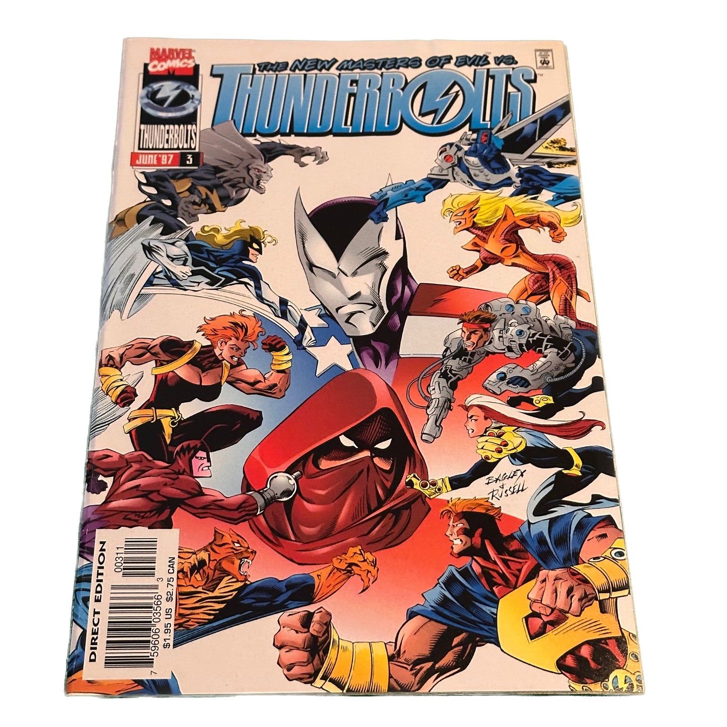 Thunderbolts #3 1997 Marvel Comics