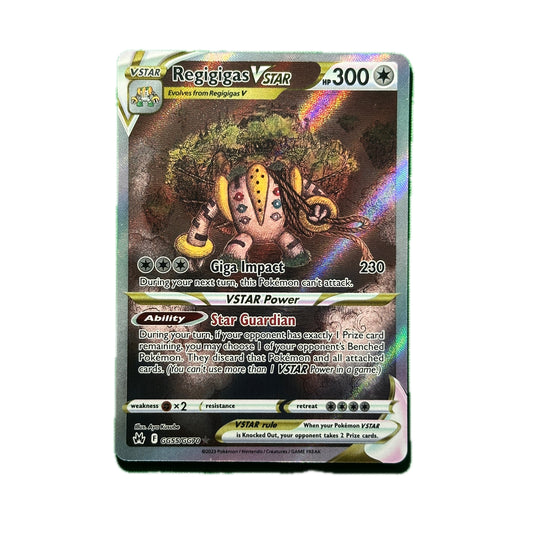 Regigigas V Star GG55/GG70 Pokémon Crown Zenith Light Play