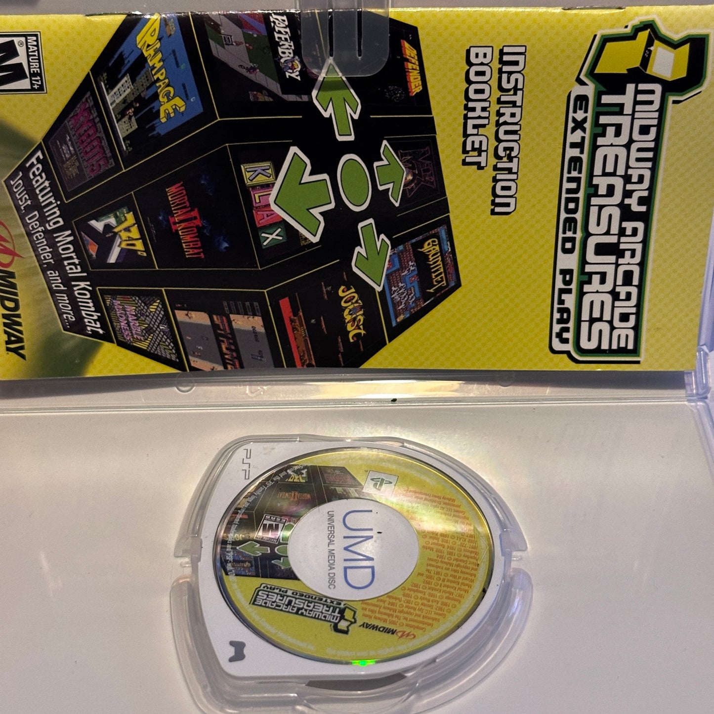 Midway Arcade Treasures Extended Play Sony PSP Complete in Box