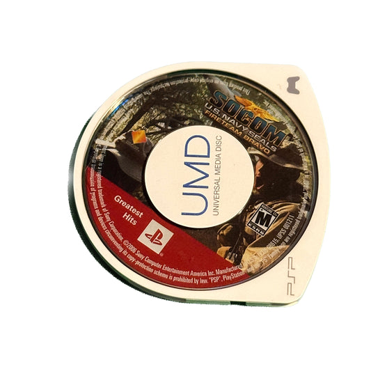 S.O.C.O.M. U.S. Navy Fireteam Bravo Sony PSP Greatest Hits Loose UMD
