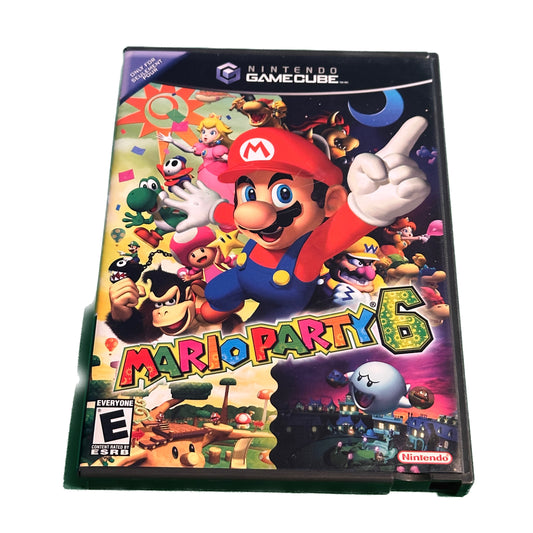 Mario Party 6 Nintendo Gamecube Complete in Box With Microphone