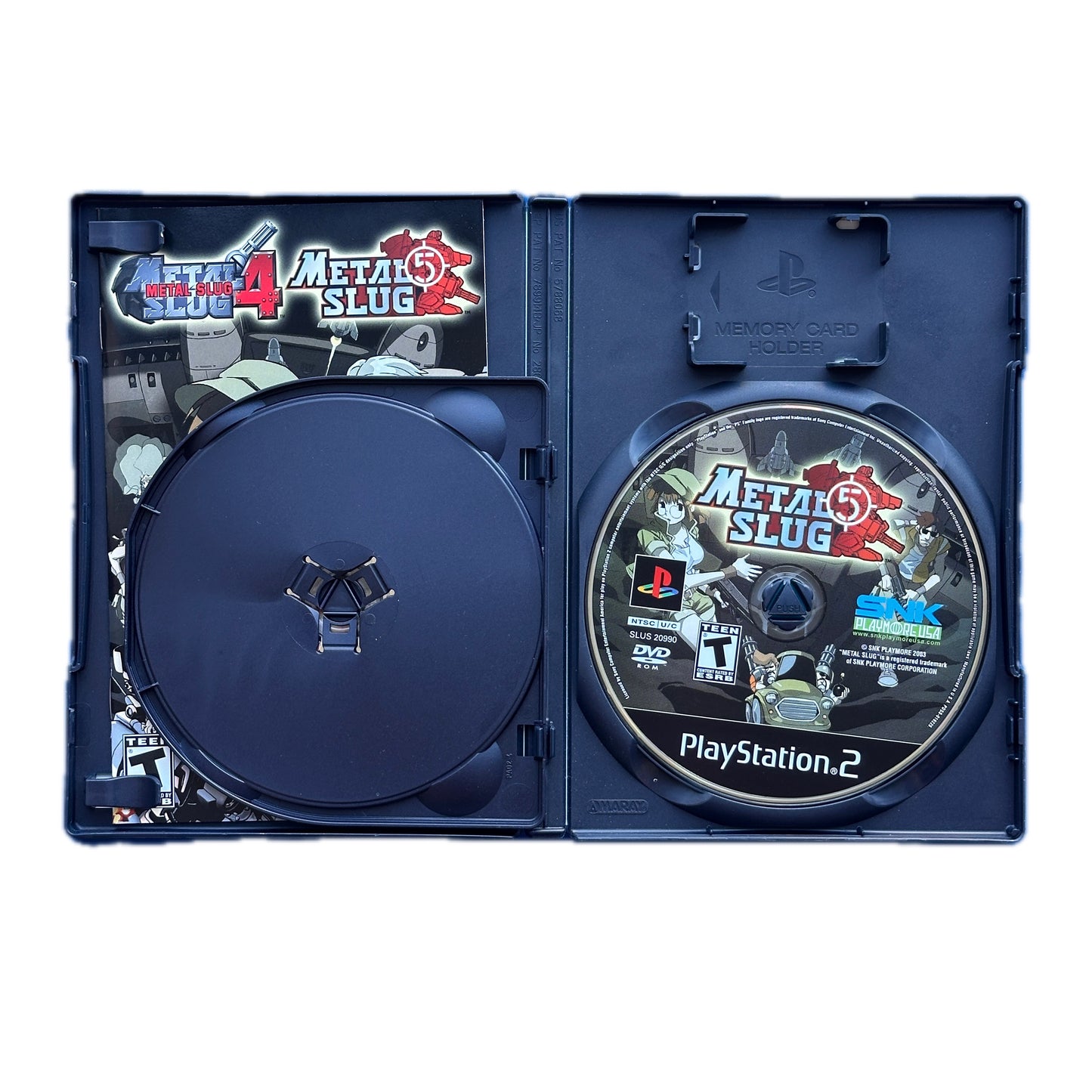 Metal Slug 4 & 5 Sony PS2 Playstation 2 Complete in Box