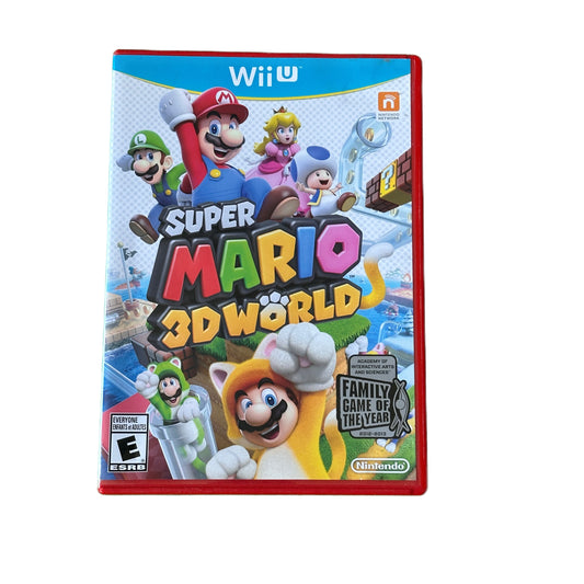 Super Mario 3D World Family Game of The Year Nintendo Wii U Complete in Box