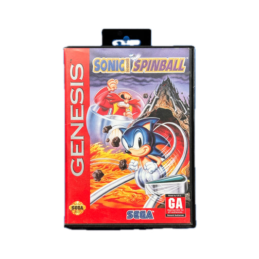 Sonic The Hedgehog Spinball SEGA Genesis Complete in Box