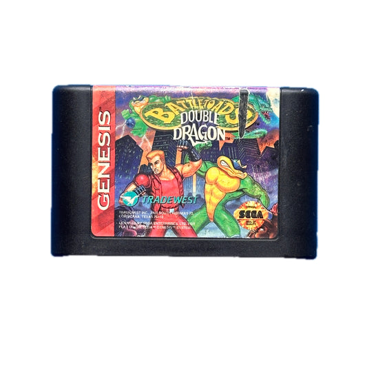 Battletoads Double Dragon SEGA Genesis Loose Game Cartridge