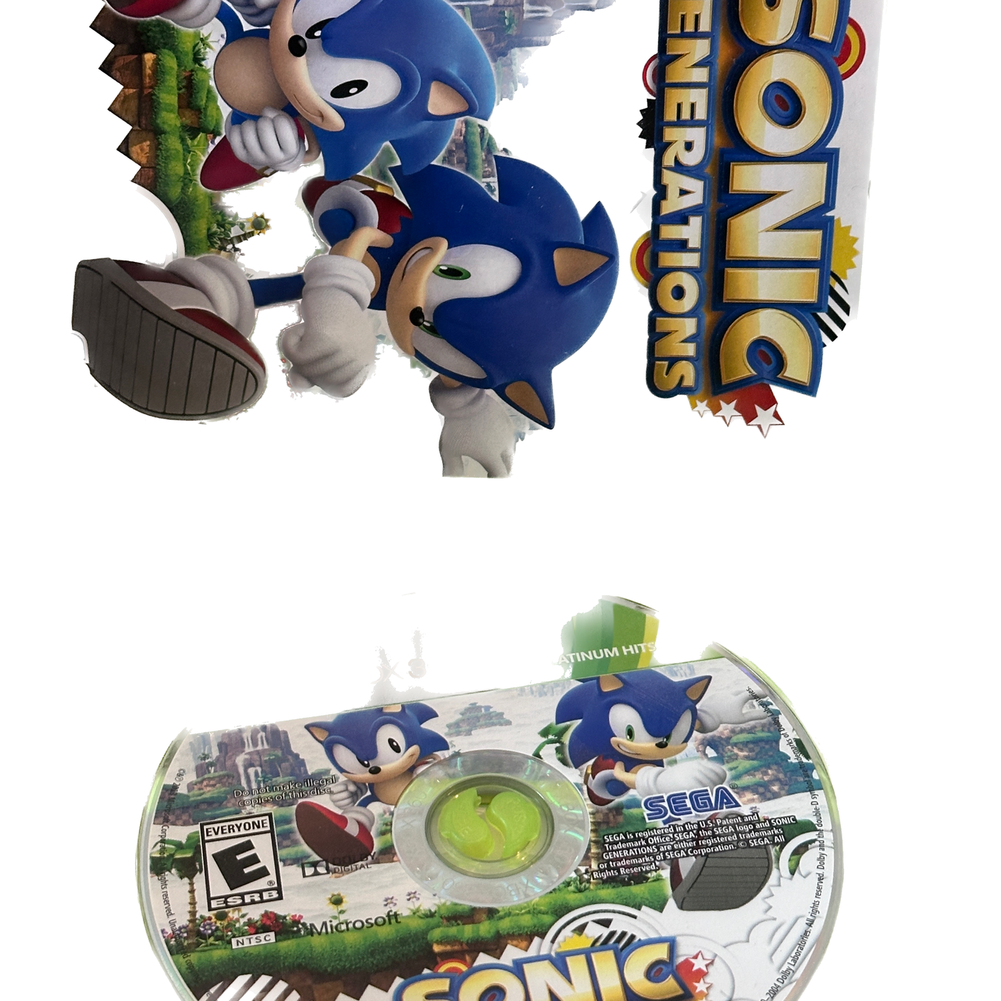Sonic Generations Xbox 360 Platinum Hits Complete in Box