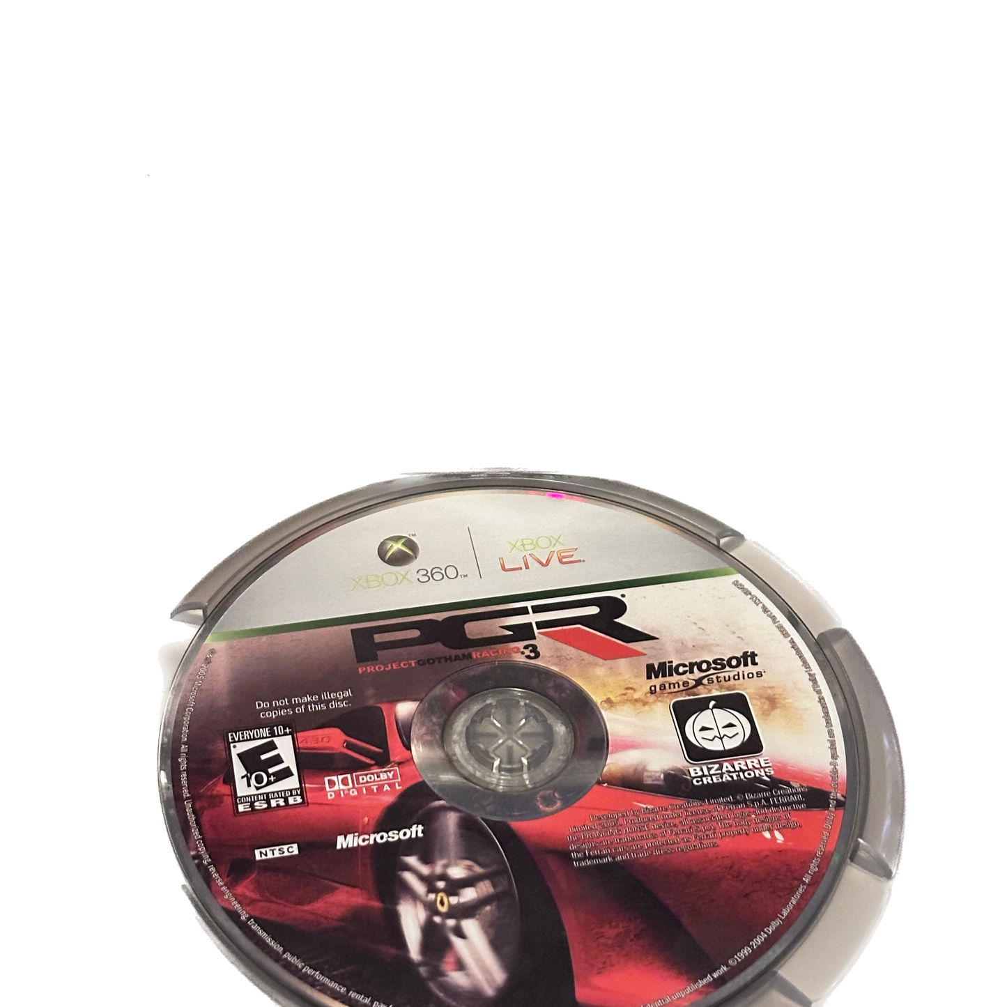Project Gotham 3 Racing Platinum Hits Xbox 360 Complete in Box