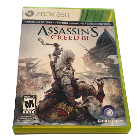 Assassins Creed III Xbox 360 Complete in Box