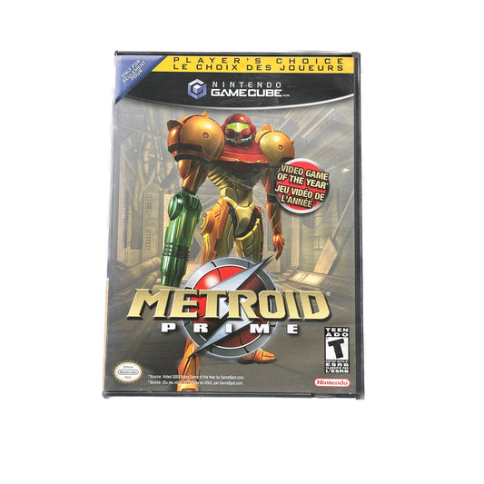 Metroid Prime Nintendo Gamecube Player's Choice Edition Complete in Box
