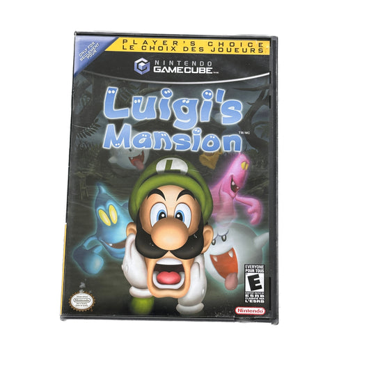 Luigi's Mansion Player's Choice Nintendo Gamecube Complete in Box