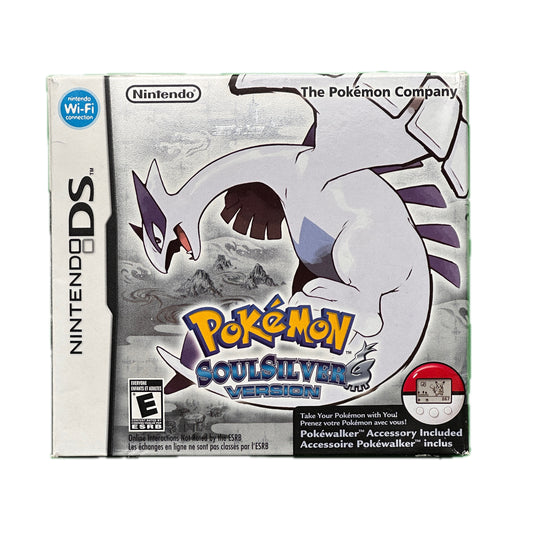 Pokémon SoulSilver (Pokéwalker) Version Nintendo DS Complete in Box
