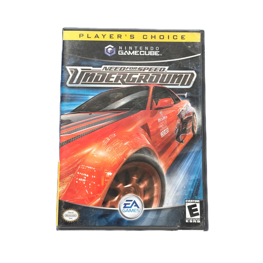Need For Speed Underground Nintendo Player's Choice Gamecube Complete in Box