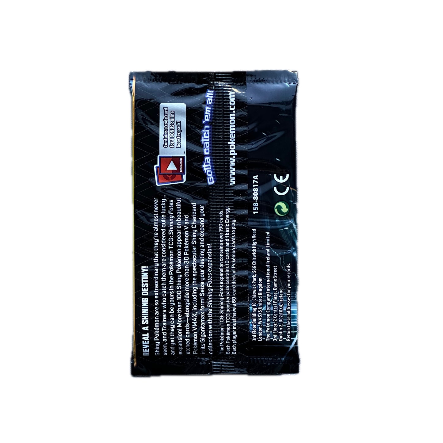 Pokémon Shining Fates Booster Pack Toxtricity Artwork