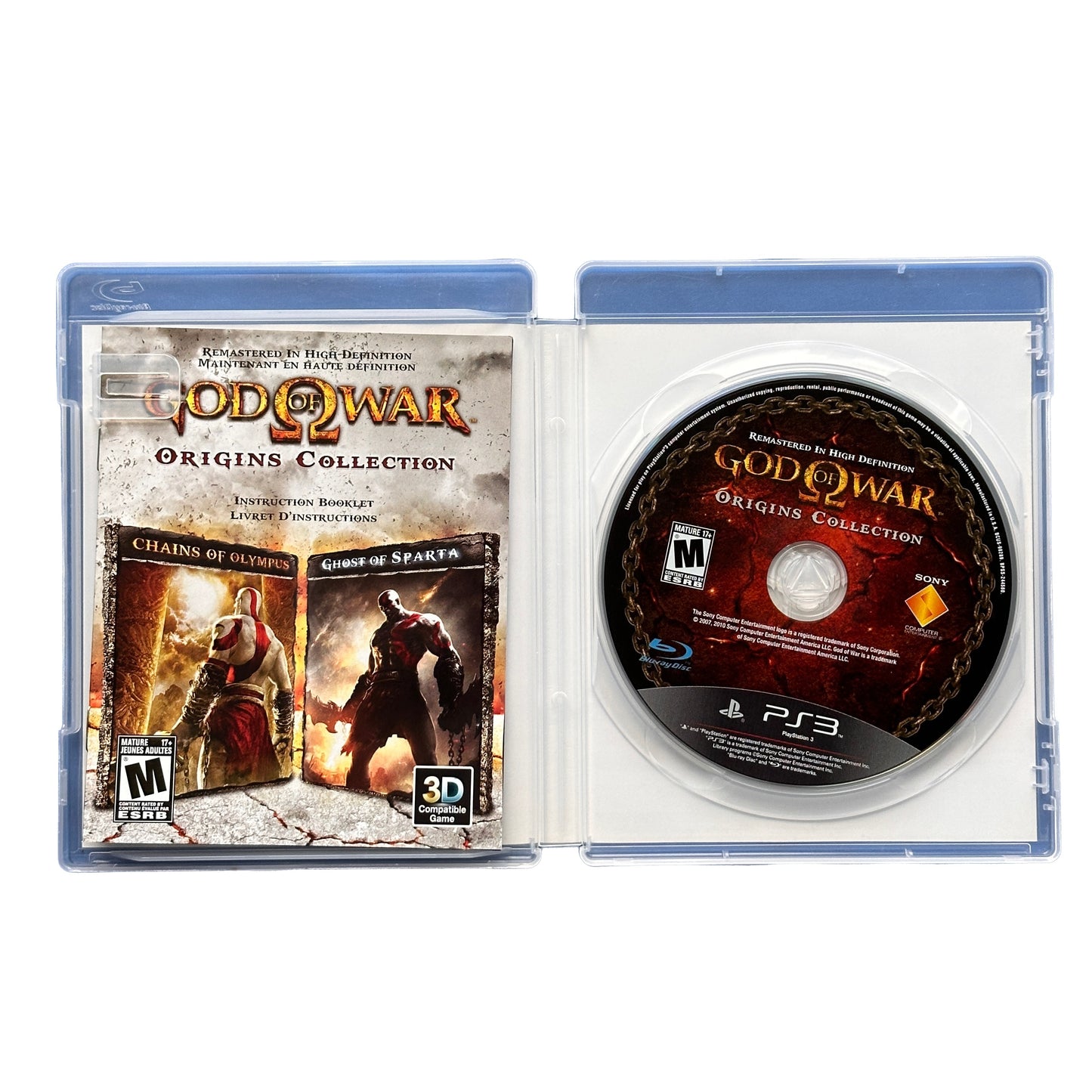 God of War Origins Collection Sony PS3 Playstation 3 Complete in Box