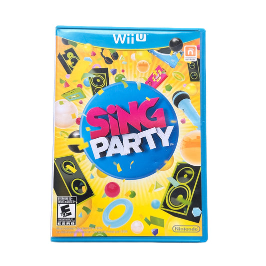 Sing Party Nintendo Wii U Complete in Box