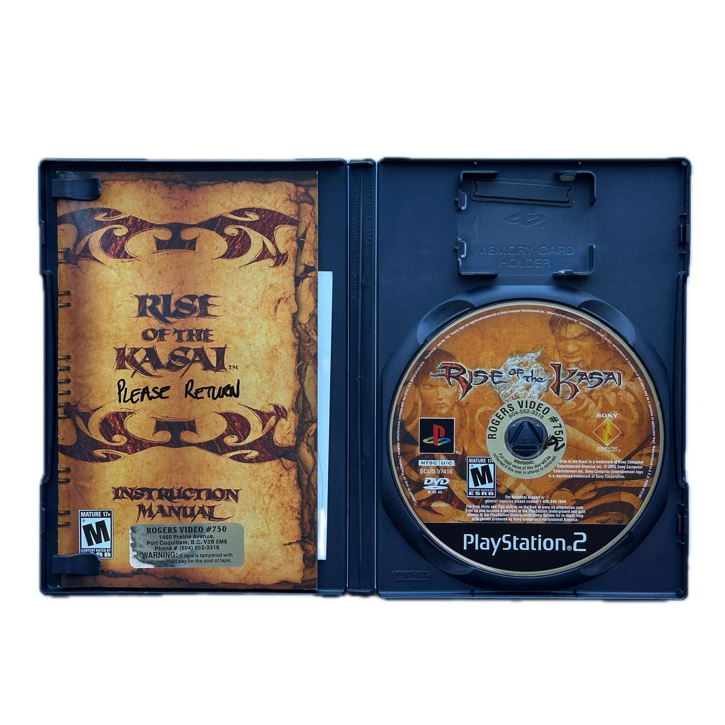 Rise of The Kasai PS2 Playstation 2 Complete in Box