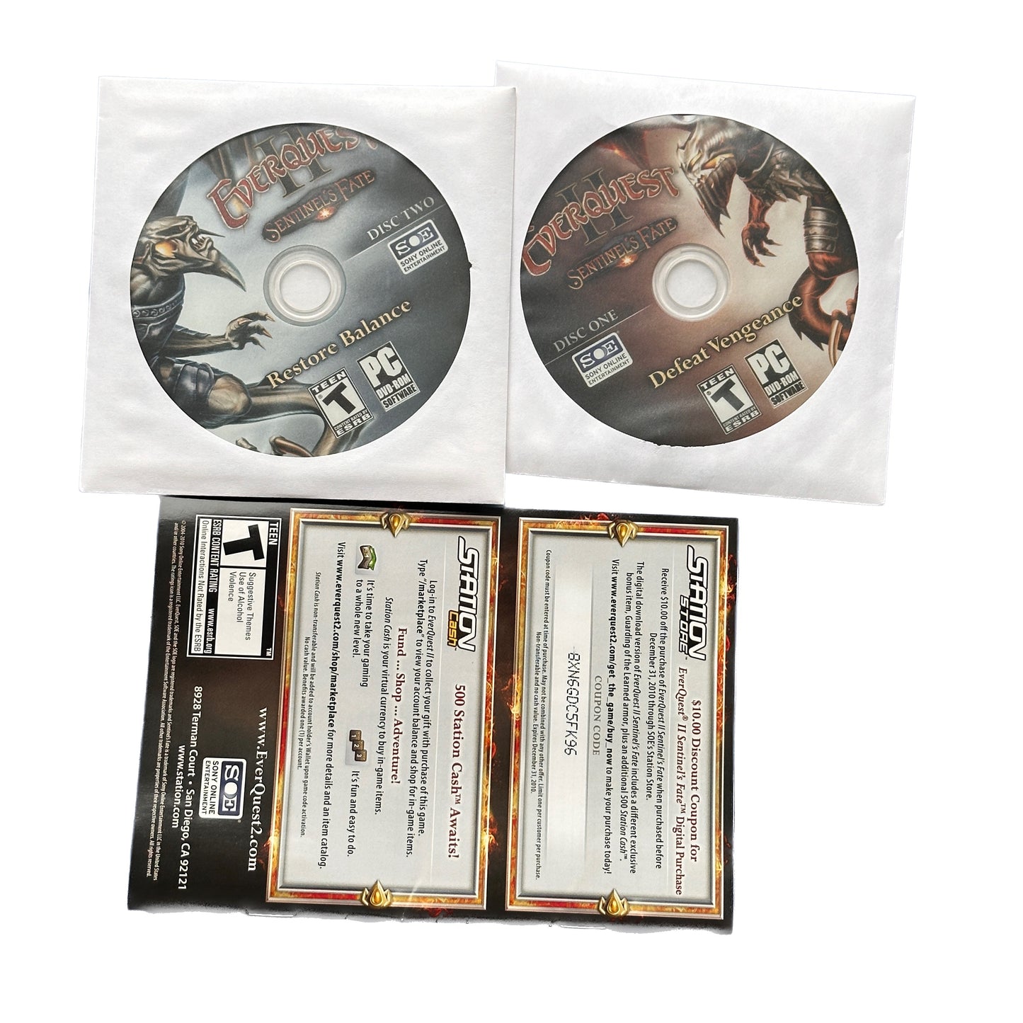 Everquest II Sentinel's Fate PC Game Complete in Box